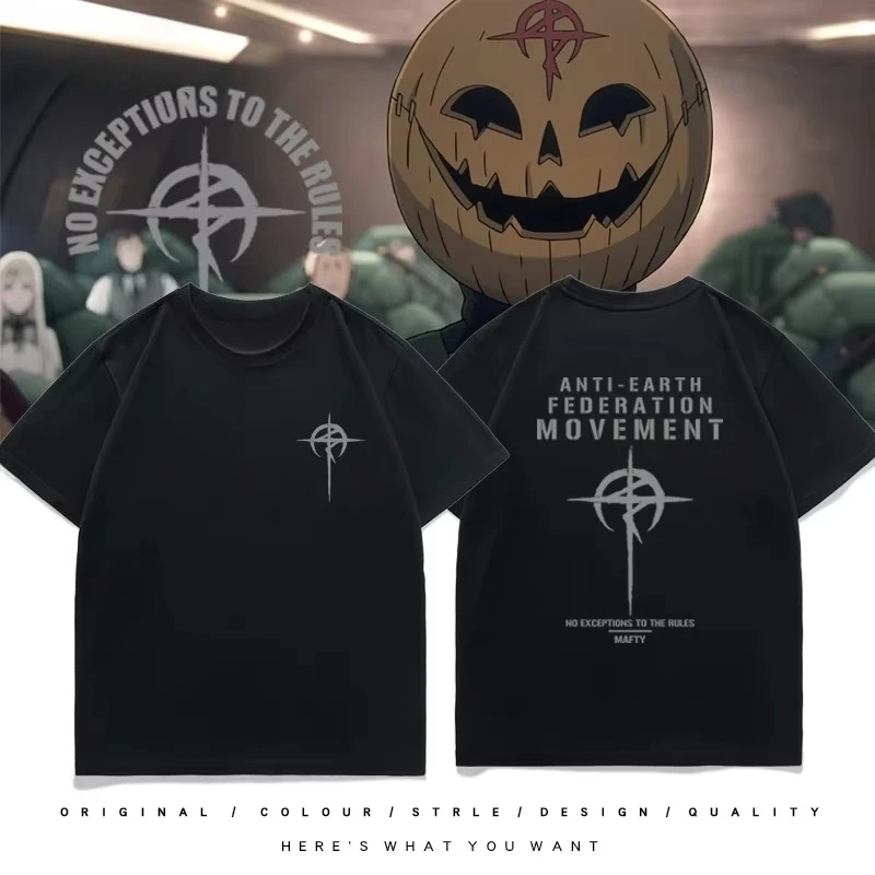 Neues Mobile Suit Gundam Anime bedrucktes Kurzarm-T-Shirt für Herren und Damen, Herren-Top, Sport-T-Shirt, Harajuku Y2K-T-Shirt