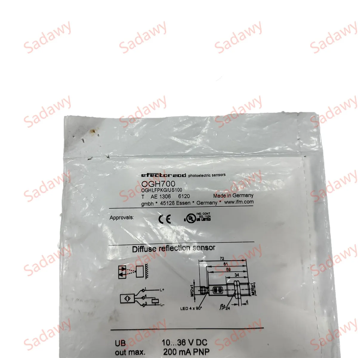 IFM nuevos sensores láser originales OGH700 OGE700 OGS700 OGP700