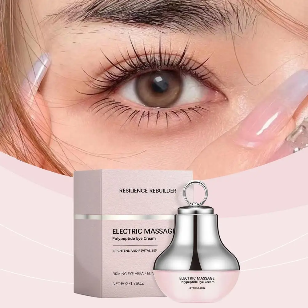 

1Pcs Electric Massage Eye Cream For Dark Circle Firming Eye Massage Polypeptide Eye Cream For Smoothing Fine Lines