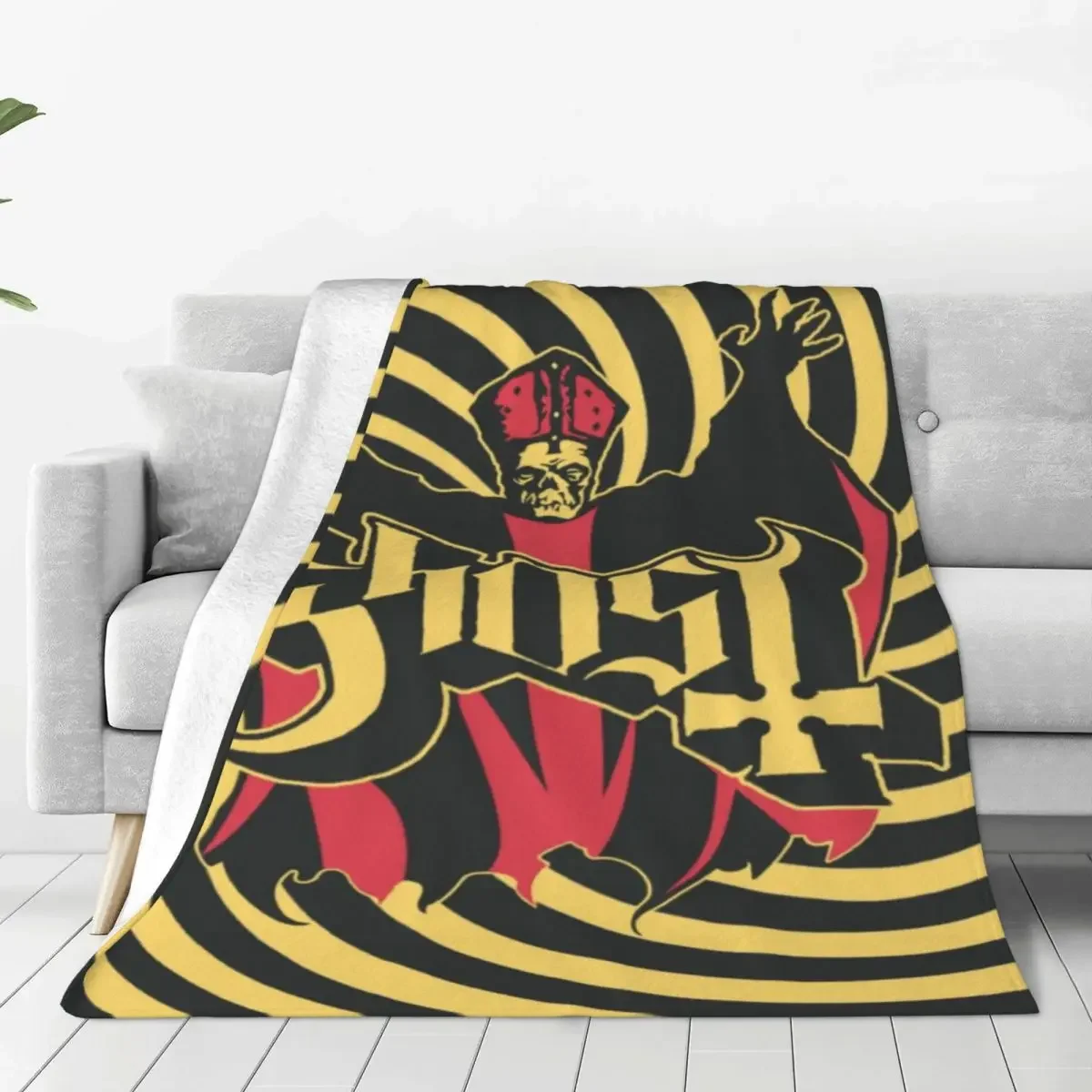 

Ghost Band Baby Blanket Sofa Cover Flannel Print Multi-function Warm Throw Blanket for Bed Outdoor Bedspread Blankets