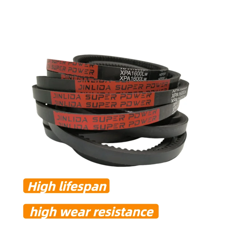 XPA Raw Edge Cogged V Belt Rubber Toothed Drive Conveyor Transport Strap Outer Circumference 1232‑1900mm Transmission Belt