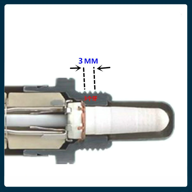 Automotive oxygen sensor screw tooth repair tool die tap