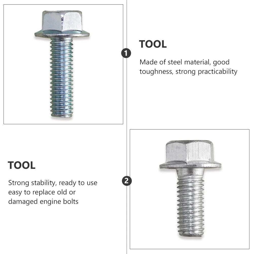

12pcs Engine Stand Bolt Kit Transmission Bolt For Series Engines Car Motor Mounting Bolts Steel Replacement Bolts High