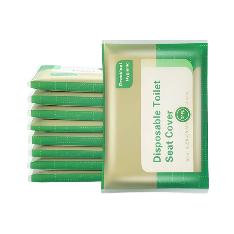 

Disposable Toilet Seat Paper Flushing Dissolve Toilet Seat Cover Portable Travel Camping Hotel Degradable Toilet Accessories