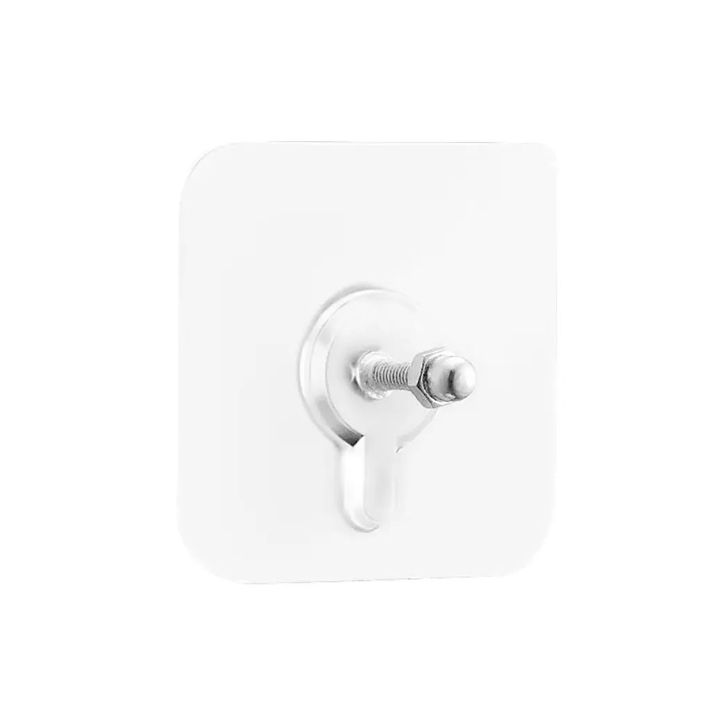 Adhesive Nails Wall Hooks Strong Poster Screw Stickers Wall Hook Closet Cabinet Shelf Pegs Wall Hook Hangers Kitchen Bathroom
