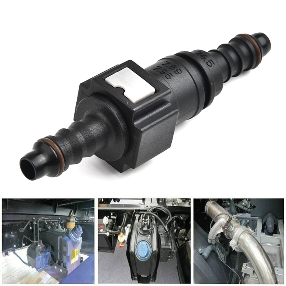 2PCS Fuel Line Hose Quick Release Connector Straight 7.89mm ID6 Pipe Coupler Quick Release Connector Motorcycle Parts