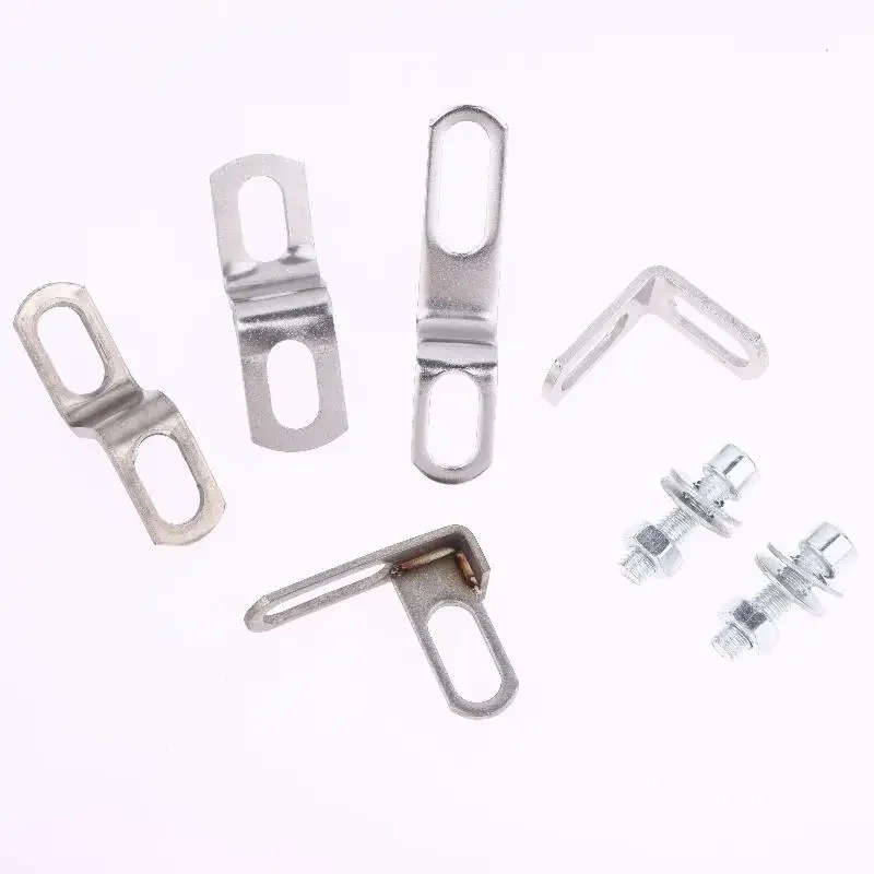 Klem dan Braket Knalpot Sepeda Motor Stainless Steel Kokoh - Pilihan Modifikasi Satu Dua atau Tiga Paket
