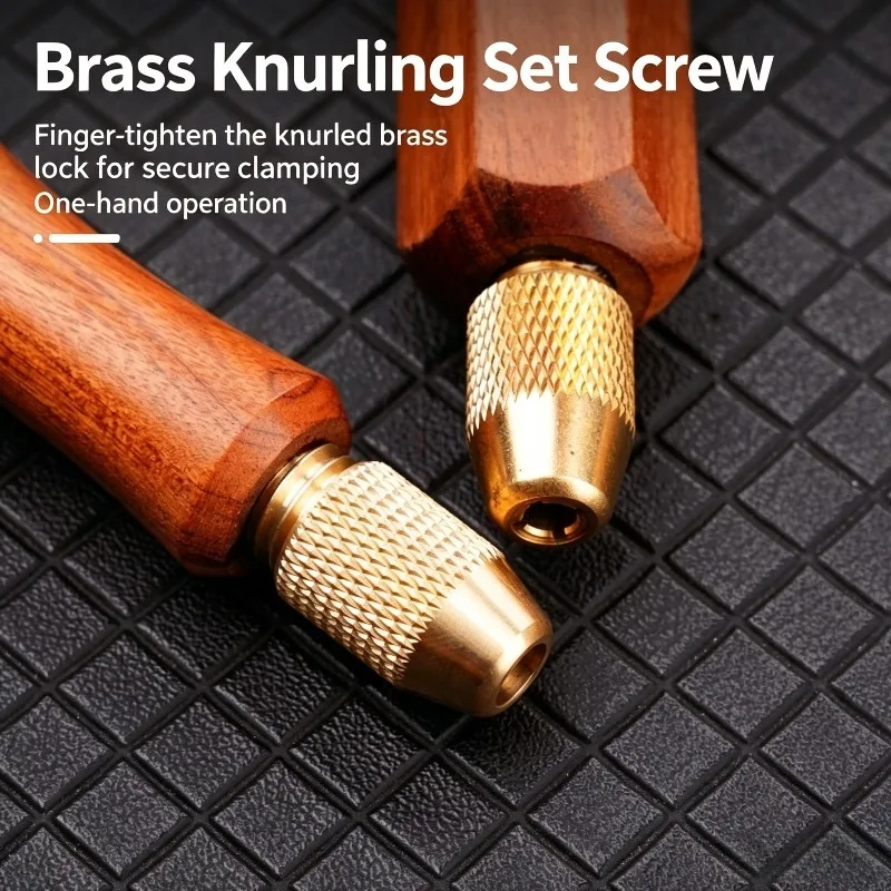 Titanium Coated Diamond File Set Rosewood Handle Fine Tooth Assorted Files Grinding Polishing Tool for Metal Jade Wood Carving