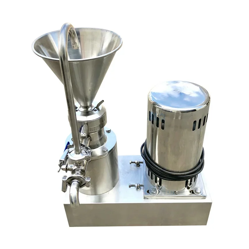 Stainless Steel Colloid Mill Tomatoes Chilli Paste Peanut Butter Jam Grinder Making Machinery Fruit Jam Production Machines