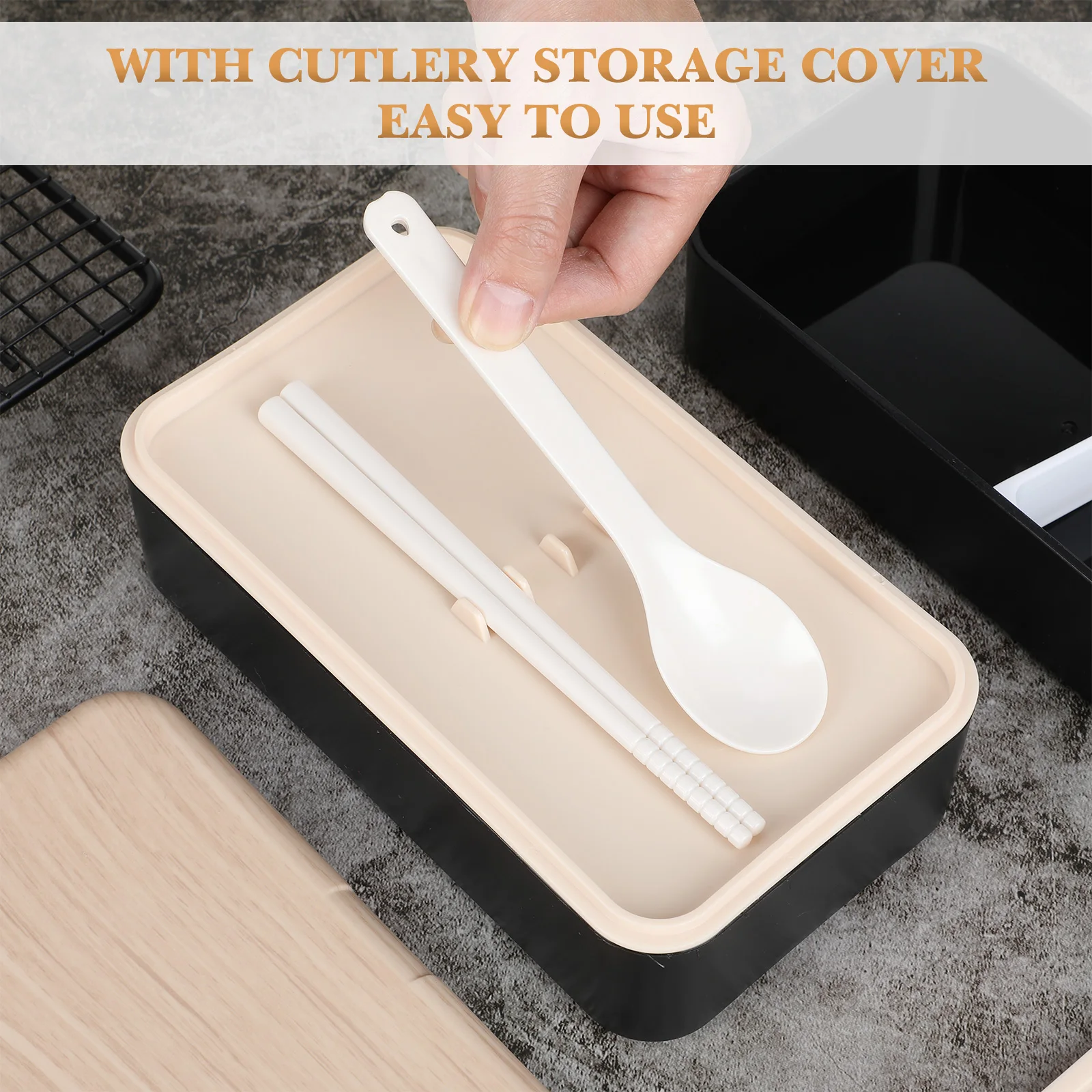 

Double Layer Lunch Box Outdoor Eating Lunch-box Container Picnic Boxes Pp Leak Proof Containers