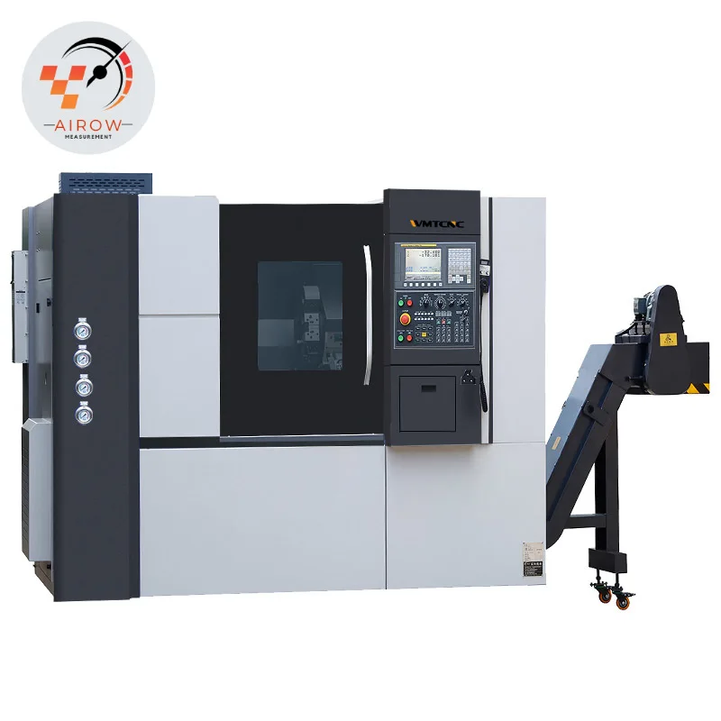 Ariow Parallel Lathe SWL8 Lathe Machining Turning Center CNC Slant Bed Lathe Machine with X/Z Axis Linear Guideway
