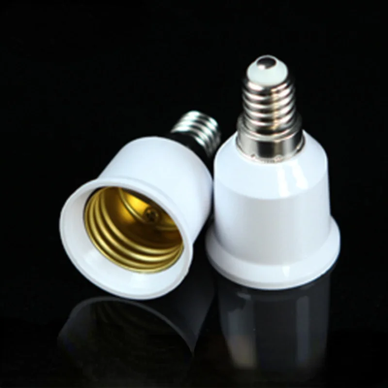 E14 To E27 Adapter Conversion Socket Fireproof Plastic Converter High Quality Material Socket Bulb Adapter Lamp Holder