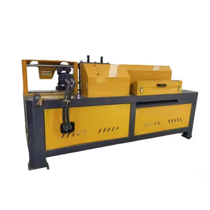 Automatic Rebar Straightening Cutter Machine 4-12mm Steel Bar Equipment CE Certified for Industrial Site Use