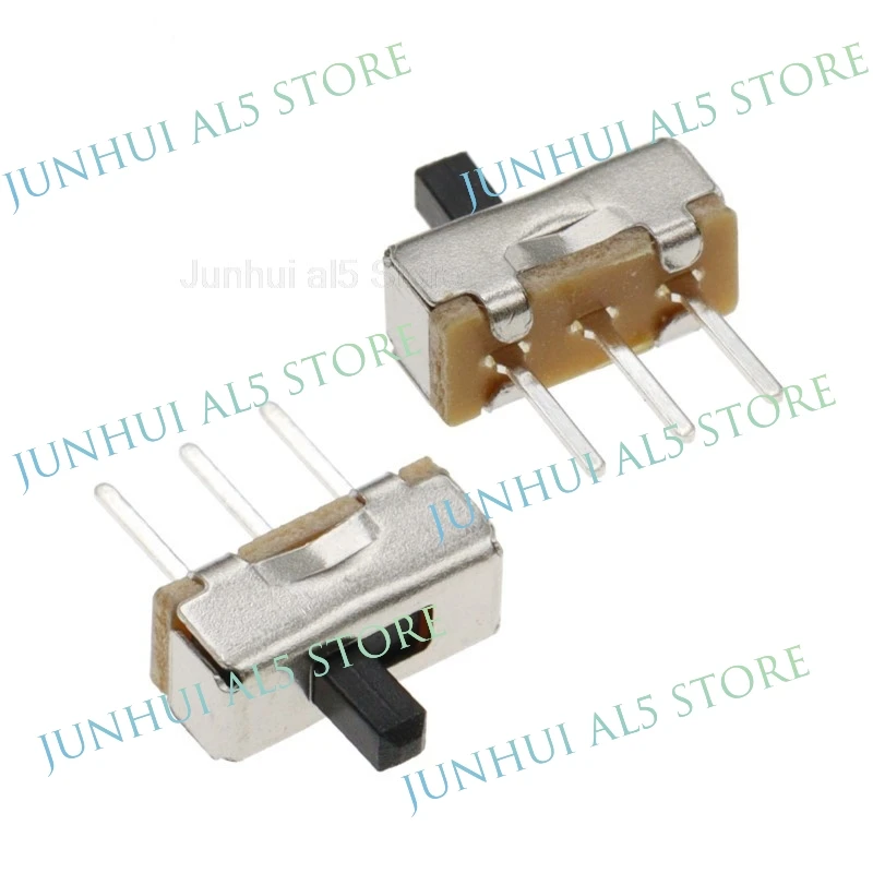 20pcs SS12D00 Interruptor On-Off Mini Slide Switch 3pin 1P2T 2 Position High Quality Toggle Switch Handle length 3MM/4MM/5MM/6MM