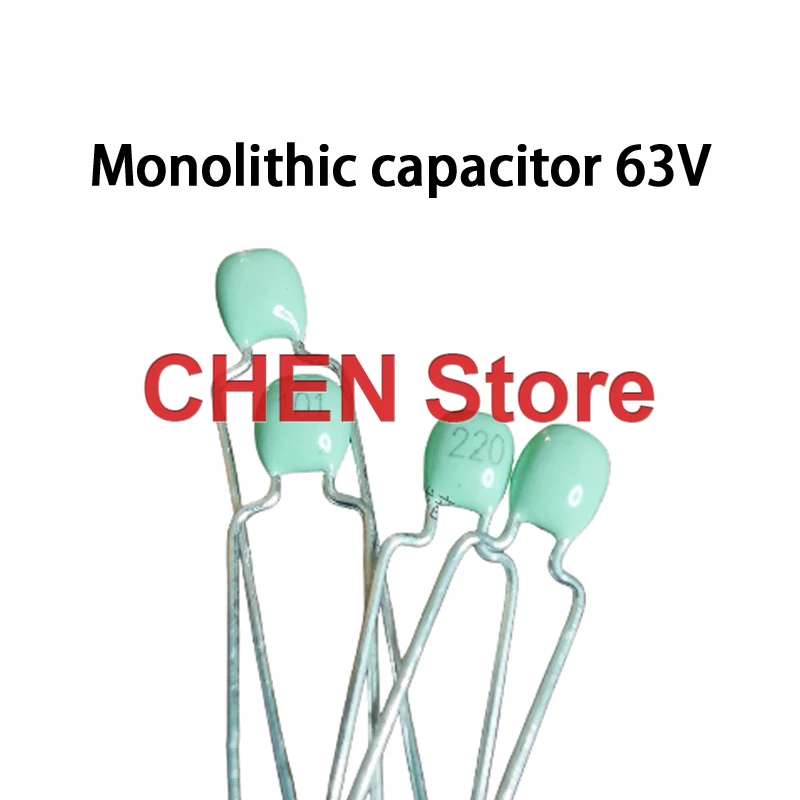 

100PCS High frequency Monolithic capacitor 63V 10P 12P 15P 20P 22P 24P 27P 30P 33P 36P 39P 47P 51P 56P 68P 75P 82P 91P NPO