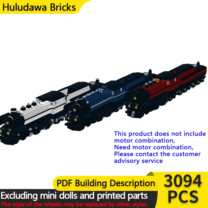 

Модель городской автомобиль MOC, строительные кирпичи, паровоз, модульная технология, детские праздничные подарки, сборные игрушки, костюм