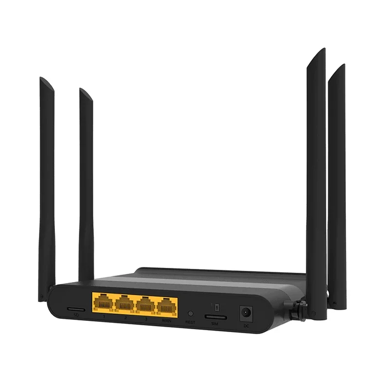 ZBT WE5927-A 4G Router LTE SIM Card Wireless WiFi Repeater Internal Modem Openwrt Firmware 300Mbps Pоутер 4-LAN MINO Antenna