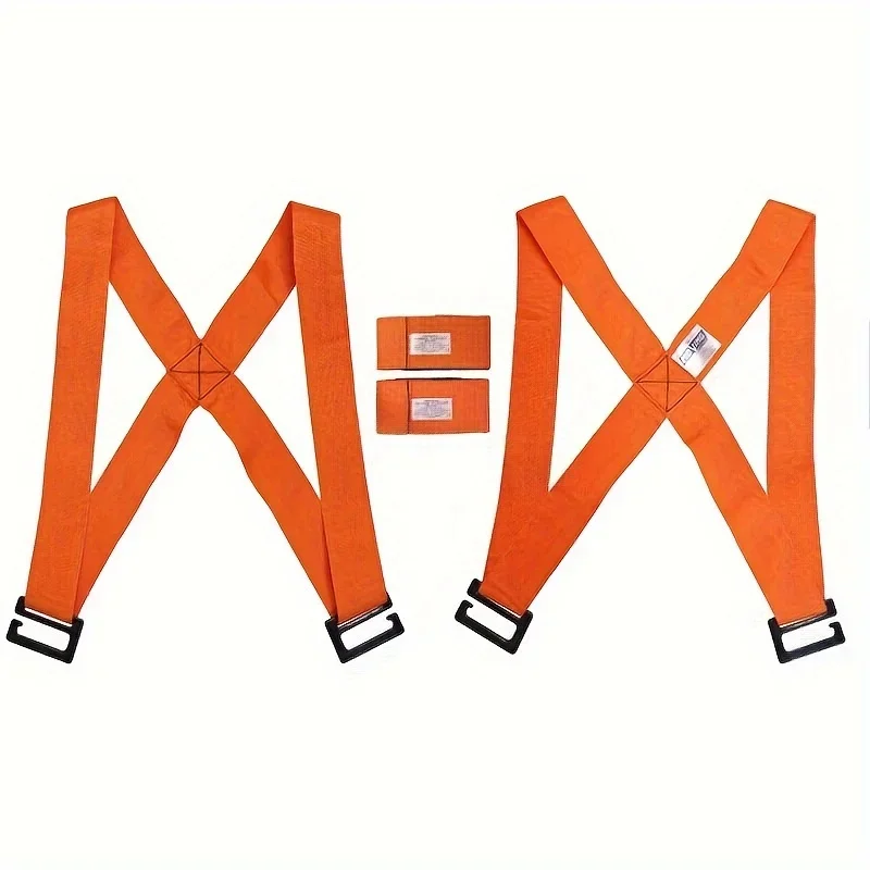 1Set Heavy-Duty Moving Straps - Safely Lift Up To 666 Lbs - Furniture, Appliances, Mattresses Transport Helper for Home & Office