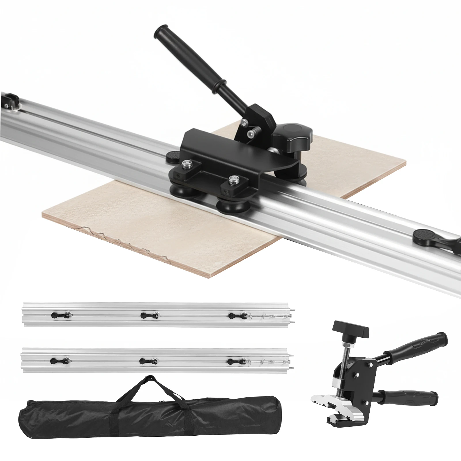 Máquina de corte de cerámica y porcelana de 106 pulgadas para azulejos de hasta 0.47 pulgadas de grosor con ventosas integradas para formato grande