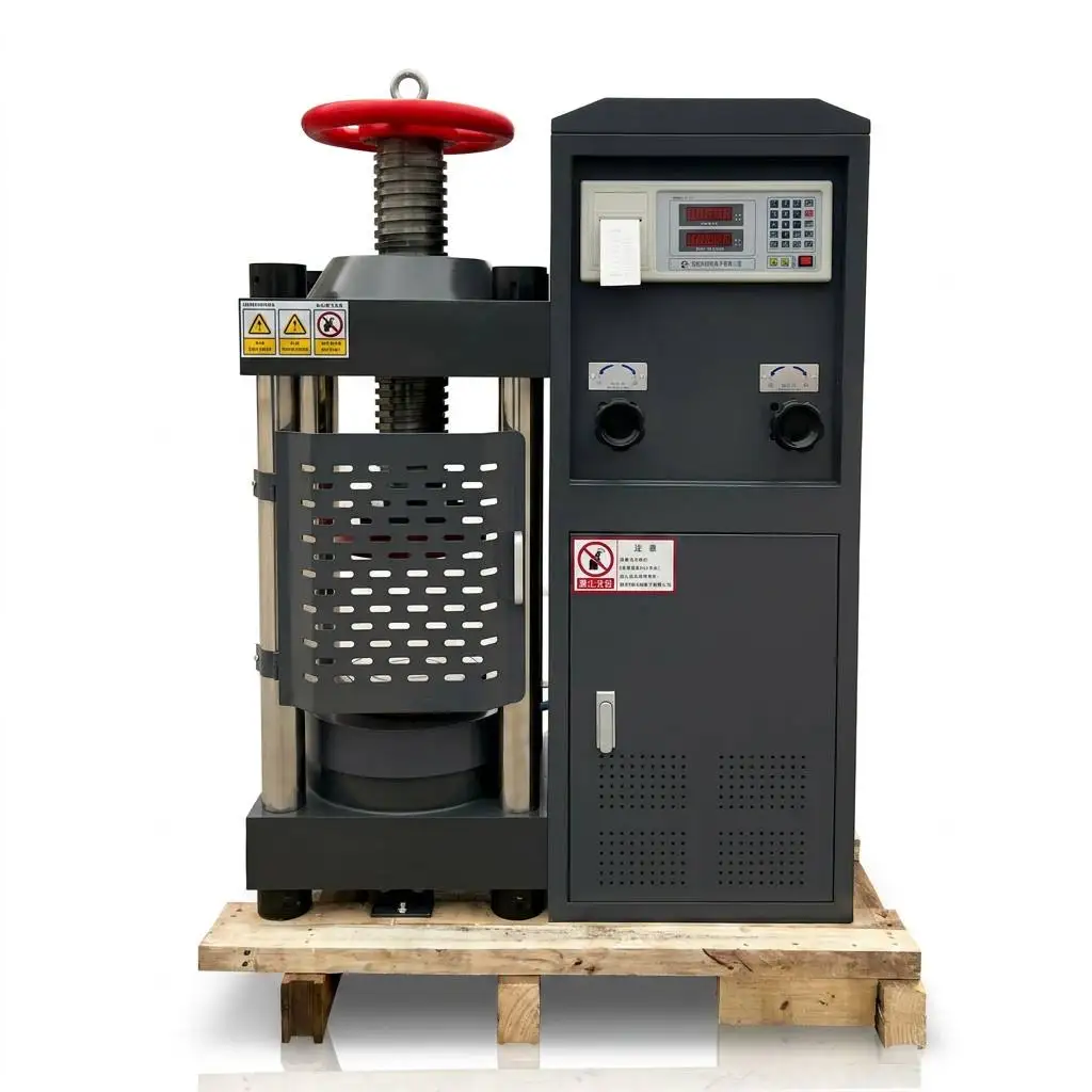 High Strength Concrete Cube Testing Machine Hydraulic Compression 2000KN Digital Display DYE-2000 Model 240mm Platens