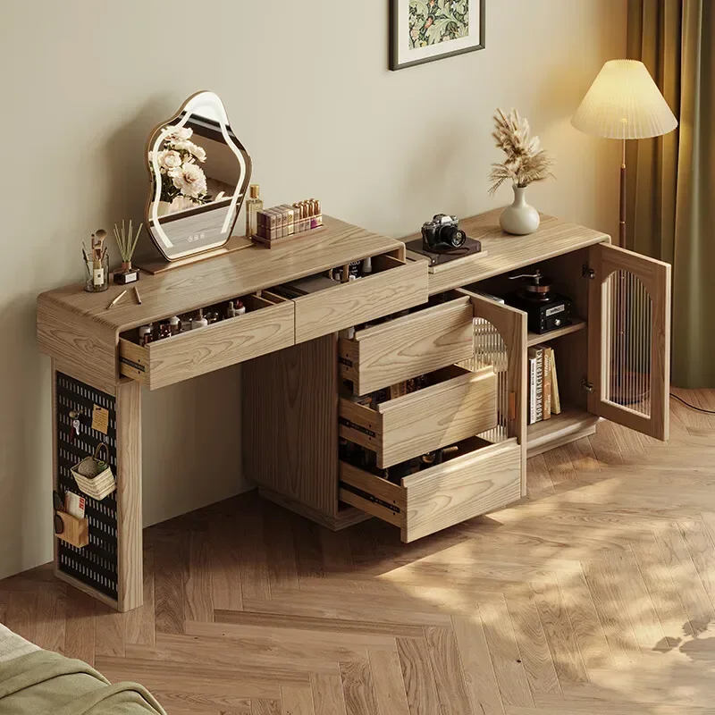 Nordic Ash Wood Dresser and Cabinet