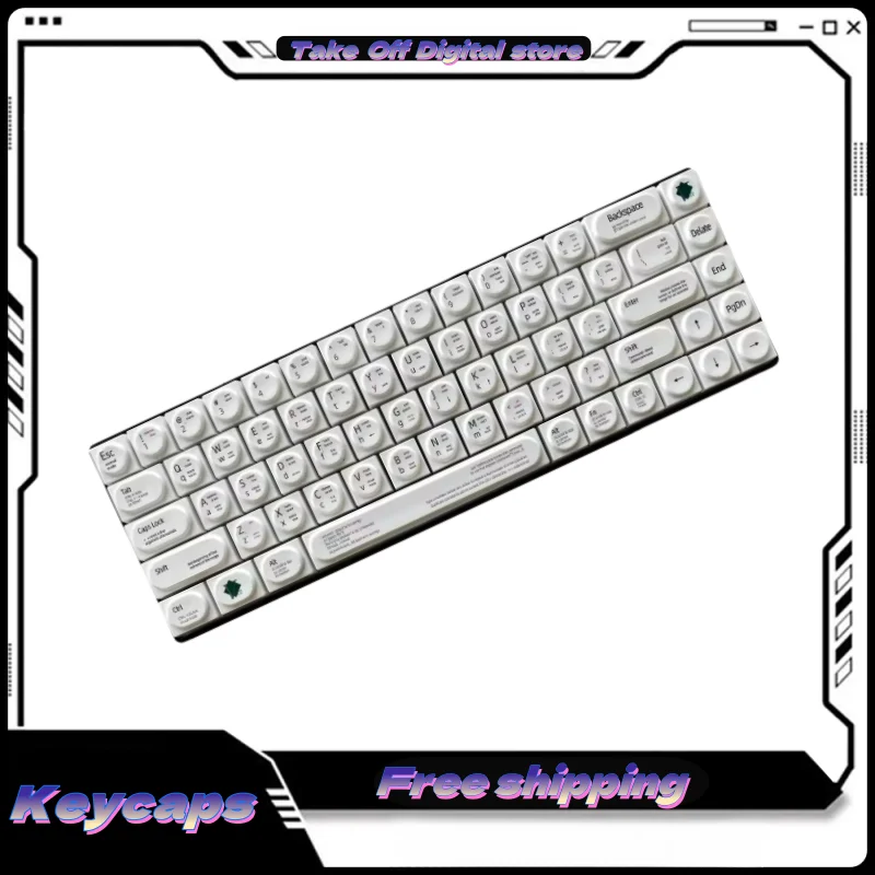 Programmer keycapspersonalized height PBT keys building blocks keycaps 64/68/75/84/980/87customized keycaps computer