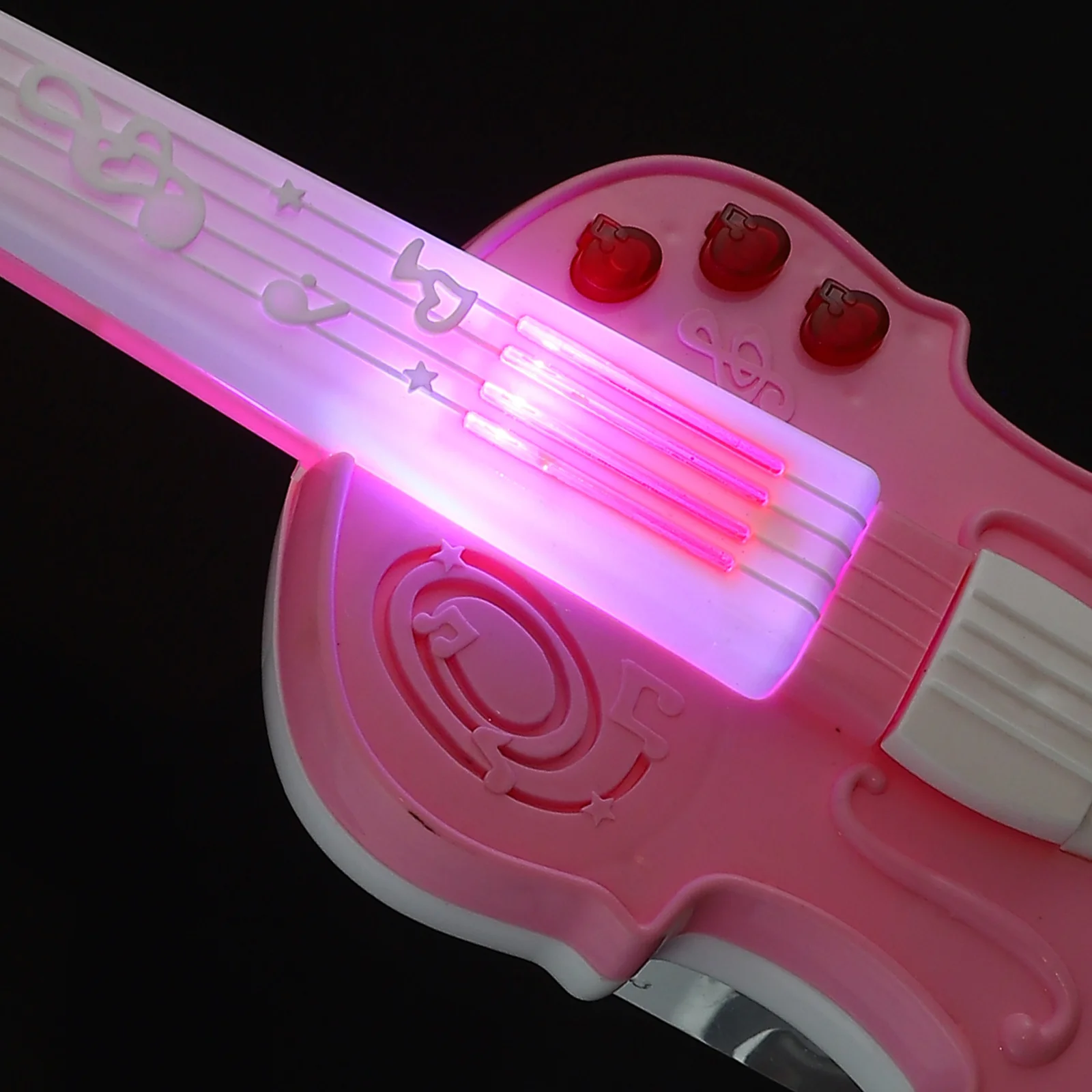 مجموعة واحدة من لعبة الكمان: تصميم واقعي تأثيرات ضوئية صوتية أزرار حساسية عالية آلة موسيقية محمولة لـ #2