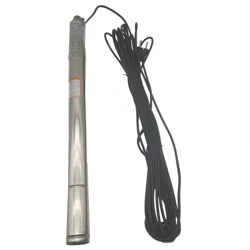 2 Inch 50mm Stainless Steel Deep Well Submersible Pump 55m Head Water Pump For Drinking Water