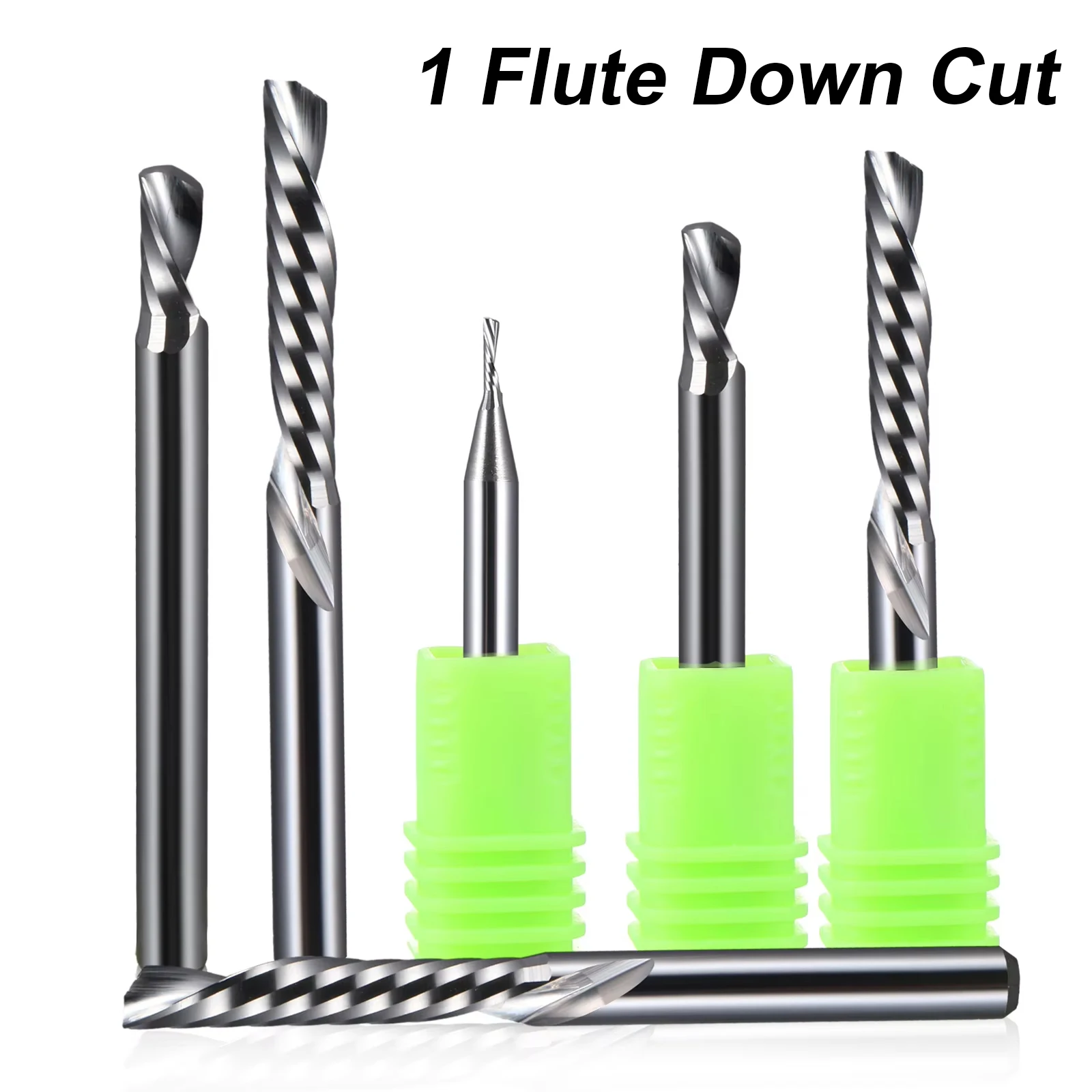 What You Need to Know About Mill Size in CNC Wood and Acrylic Cutting A Practical Guide to the 3.175mm–10mm Single Flute Left Spiral Down Cut End Mill
