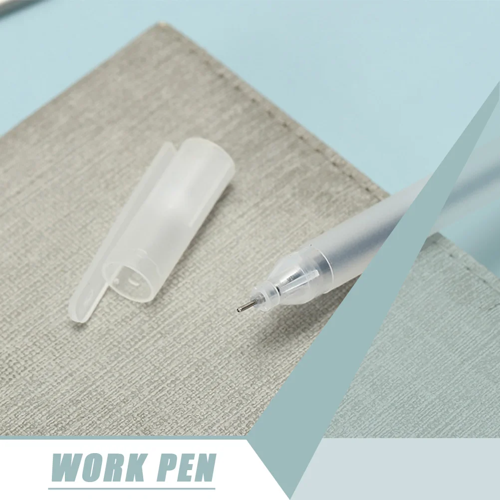 

50pcs Pen Black Plastic Replaceable Students Accessory Gel Work Multi function Student Portable Office School