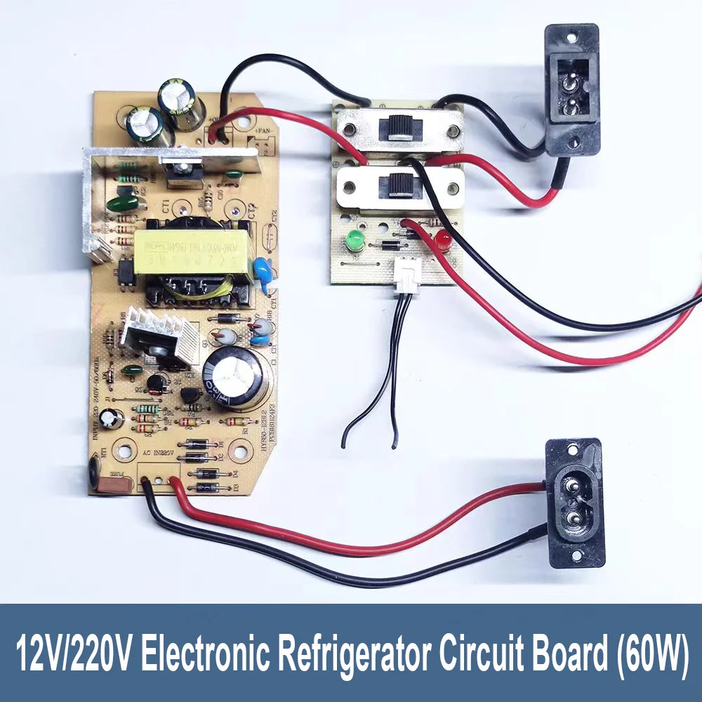 

Печатная плата автомобильного холодильника 12V5A со встроенными компонентами модуля платы питания, специально разработанная для поддержки мощности 60 Вт.