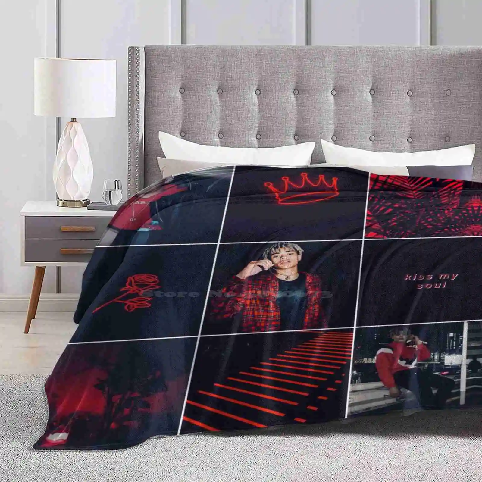 Zion Kuwonu-Prettymuch For Home Sofa Bed Camping Car Plane Travel Portable Blanket Prettymuch Boyband Zion Kuwonu