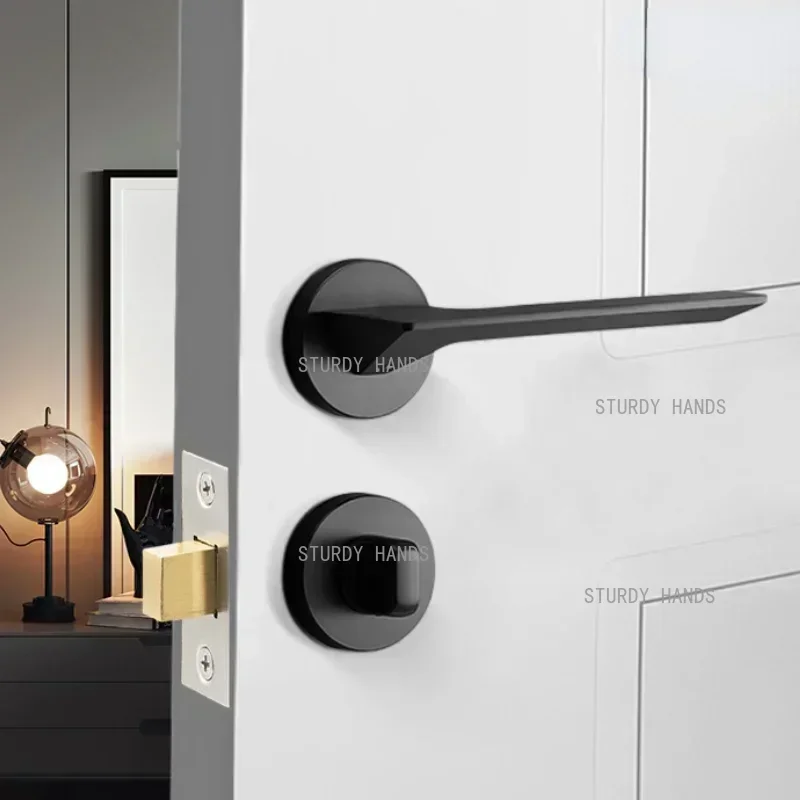 1 Set of Zinc Alloy Single-sided Door Lock Set, Living Room Split Lock Set, Household Hardware Accessories, Bedroom Lock Set