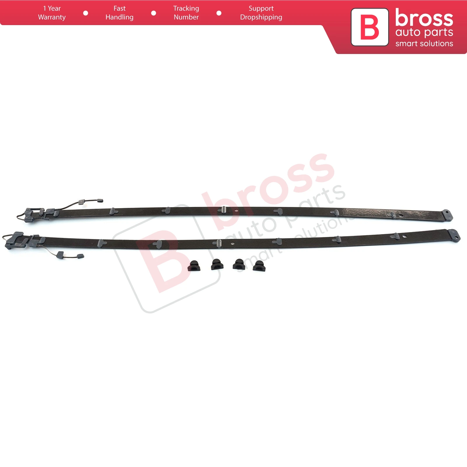 BSR593 Panoramic Sliding Roof Sunroof Rail Frame Glass Slider Guide Repair Set for Mercedes C Class W205 Left Right Lenght 57 cm