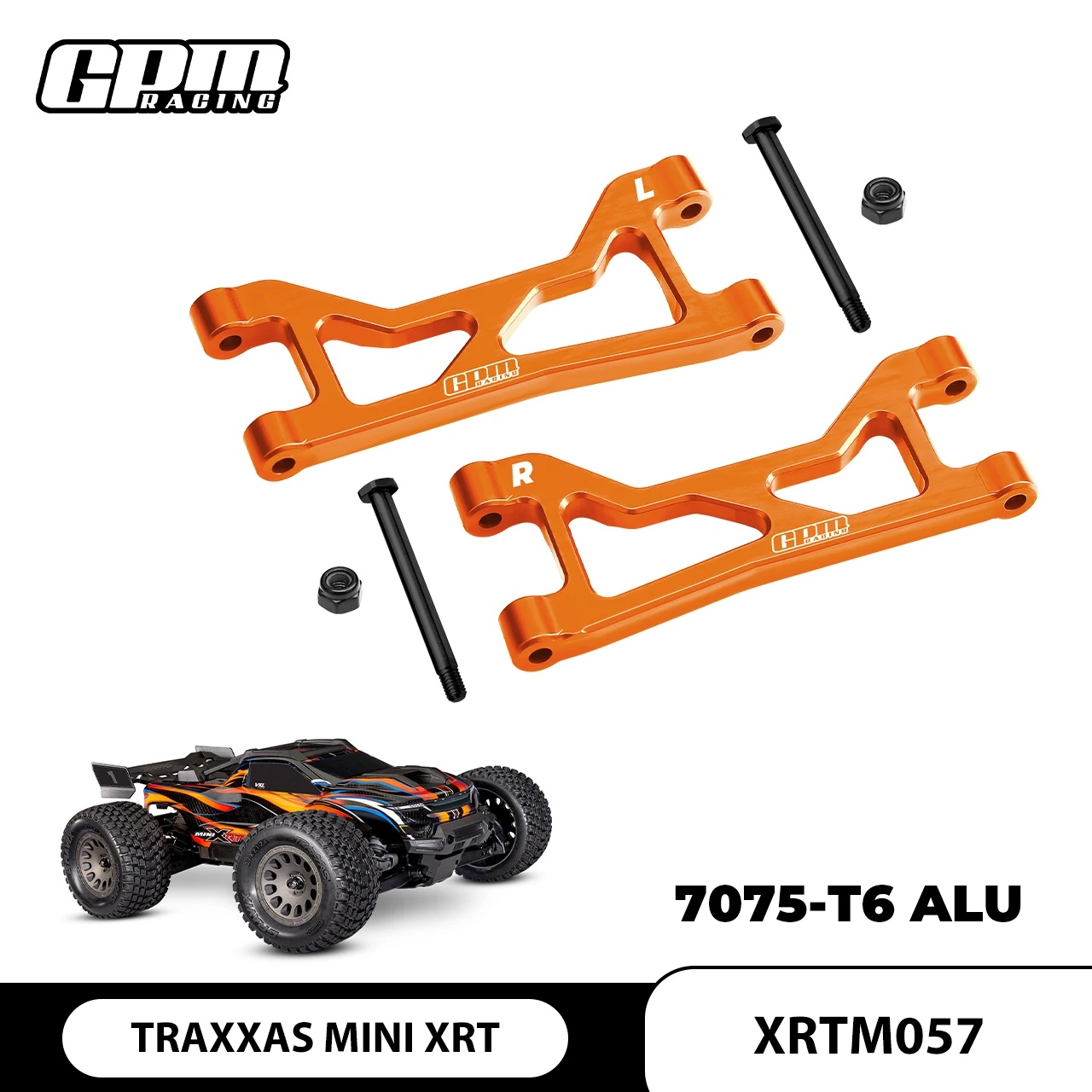 

GPM 7075 Alloy Rear Upper Suspension Arms For TRAXXAS Mini XRT VXL 10727