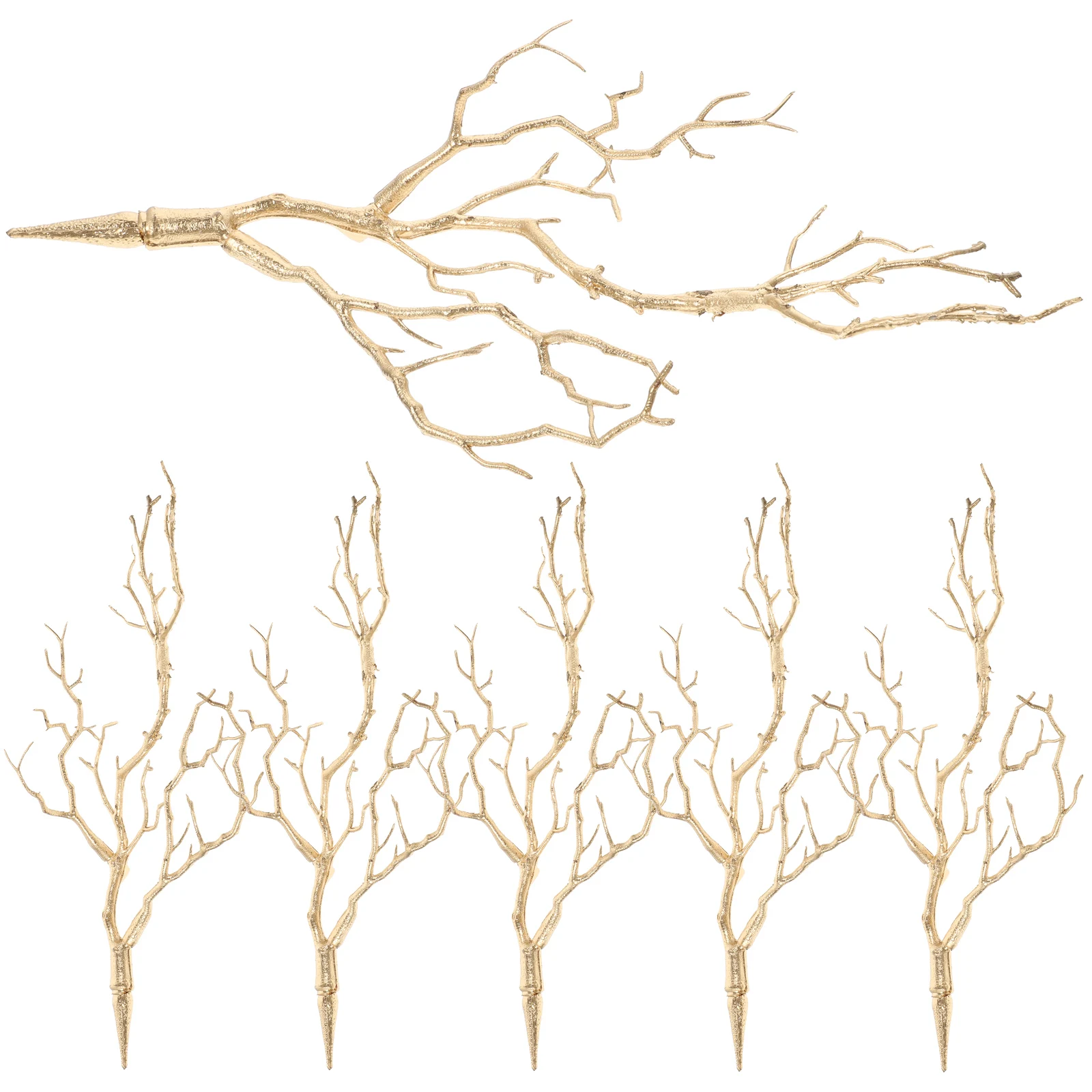 

6pcs Simulated Tree Fake Plastic Branches For Home Decor Artificial Branches Vase Filler Household Fake Plants Party Decoration