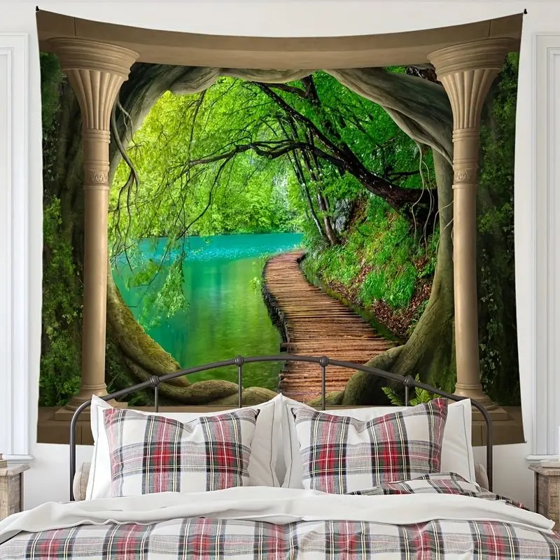 VIKAMA Sparkling Nebula Universe Starry Sky Tapestry Ins Dreamy Galaxy Background Cloth Wall Decoration Room Decoration