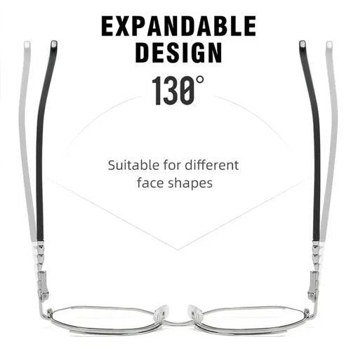 Imagen 2 del producto VKYEE, gafas de moda simples geométricas de nuevo diseño para mujer, gafas graduadas personalizables antiluz azul fotocromáticas G9747