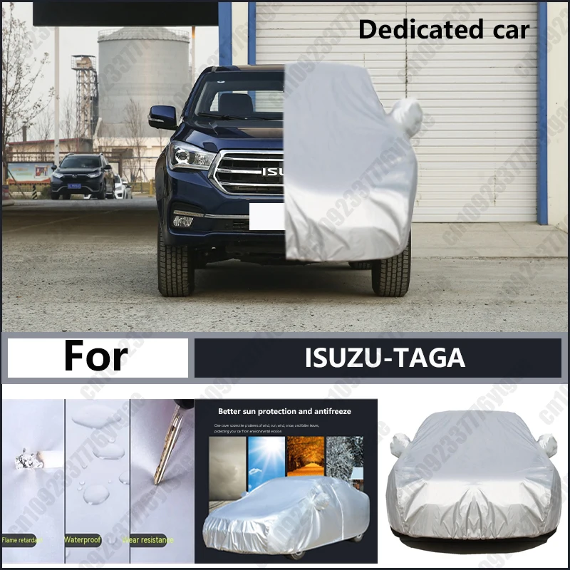 

For ISUZU-TAGA Oxford cloth car cover for sun protection, rain resistance, and all season special car dust cover