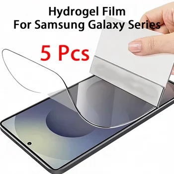 Panglam 5Pcs HD Hydrogel Film For Samsung Galaxy S26 Ultra S22 S23 S24 S25 Ultra Screen…