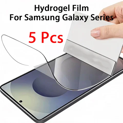 Гидрогелевая пленка Panglam для Samsung Galaxy S22/S23/S24/S25/S26 Ultra, 5 шт. — фото товара