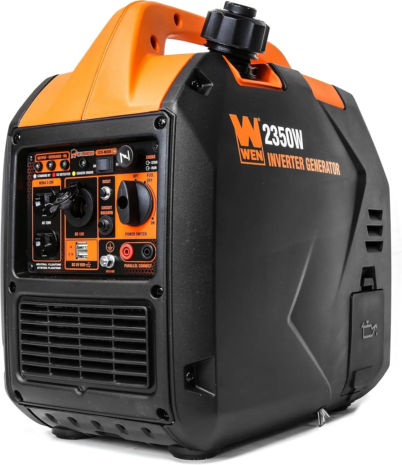 56235iX 2350Watt Portable Inverter Generator with Fuel Shut Off and CO Sensor Black Ultralight Body Weighs in At A Mere 39Pounds