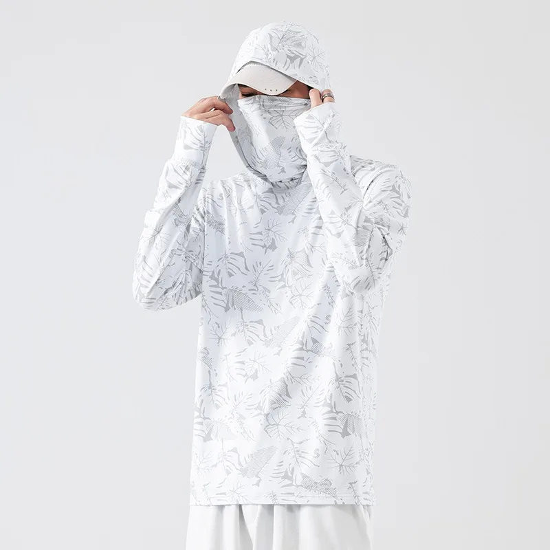 

Fishing Sun Protection Suit Ultra-thin Cover Hooded UV Resistant Thin Quick Drying Breathable Sun Protection Suit Fishing Suit
