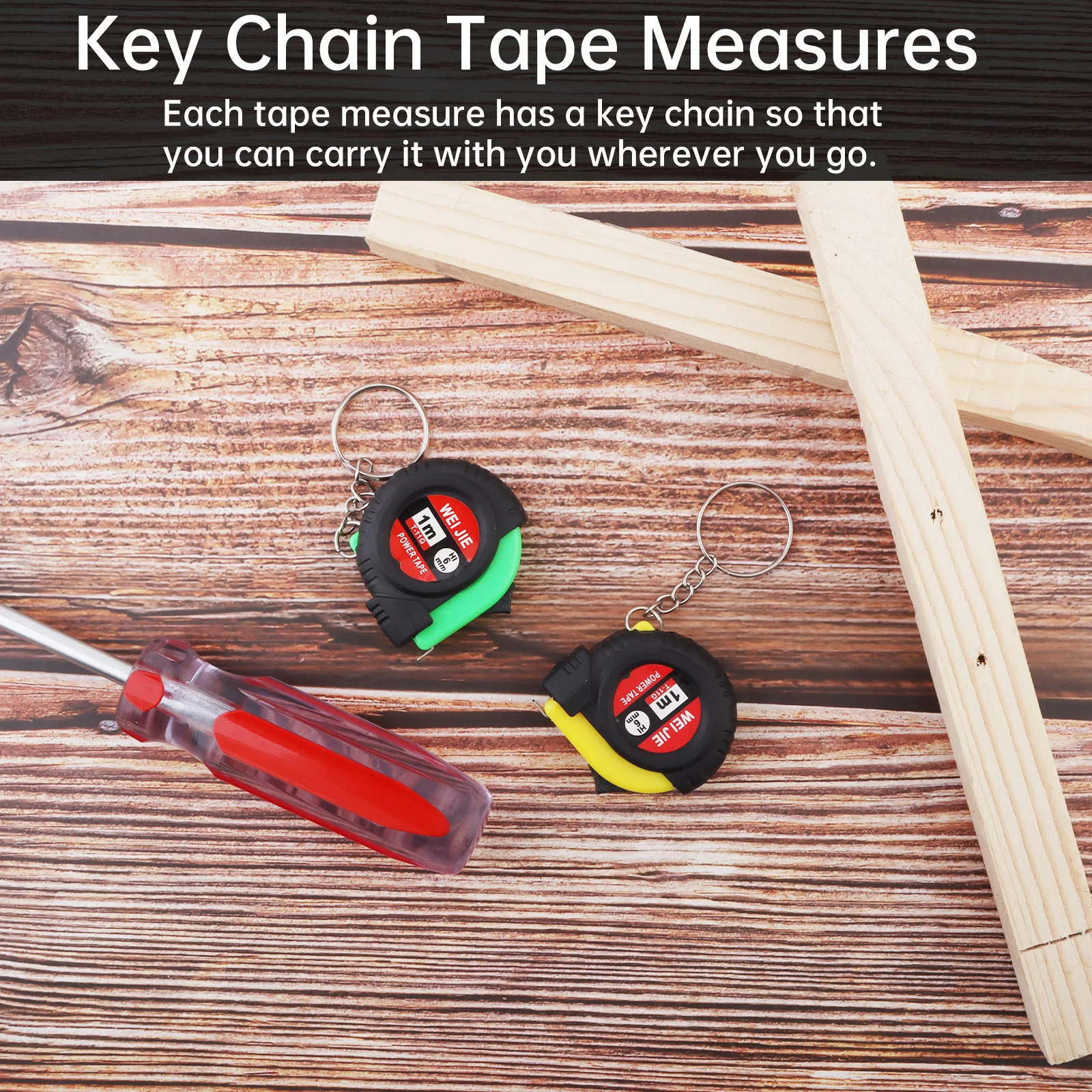 5pcs/set 1m Retractable Tape Measure Small Keychain Precision Tape Measure Ruler Metric and Inch Scales Mini Measuring Tapes