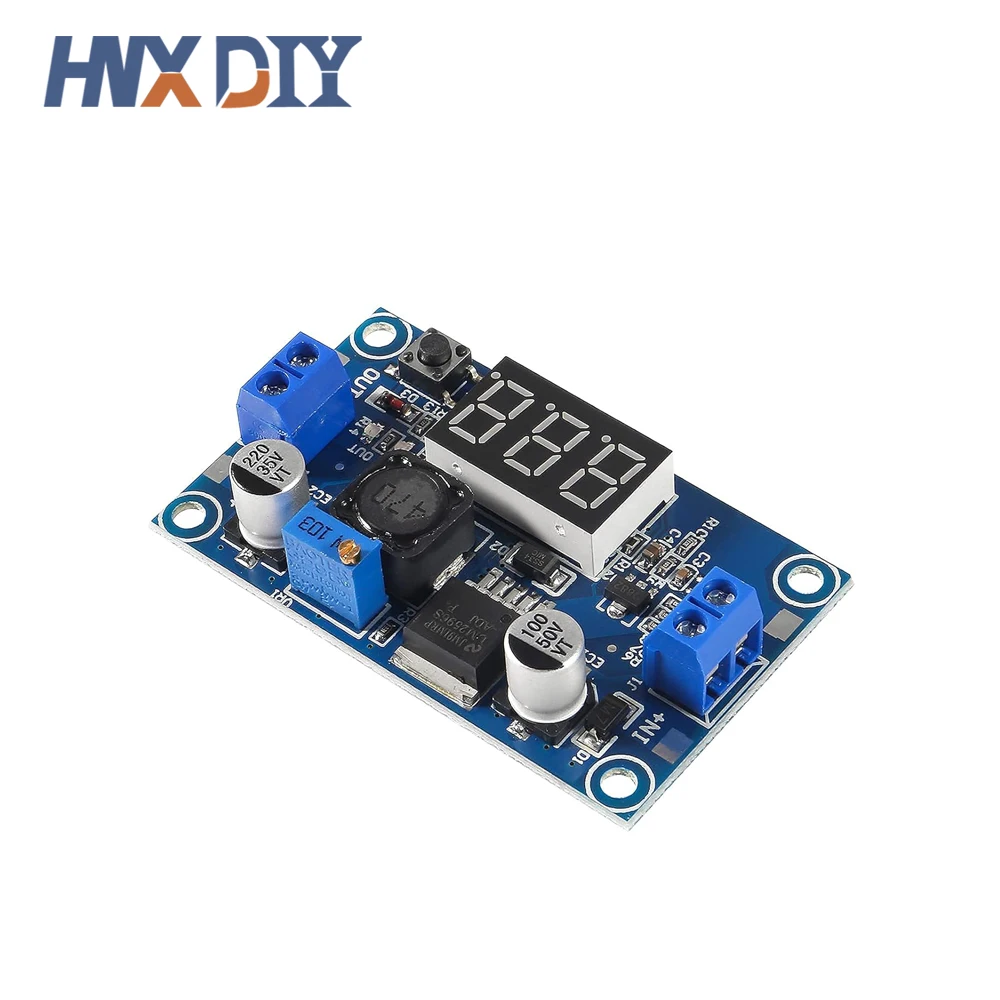 LM2596 DC DC Step Down Converter Voltage Regulator LED Display Voltmeter 4.0~40 to 1.3-37V Buck Adapter Adjustable Power Supply