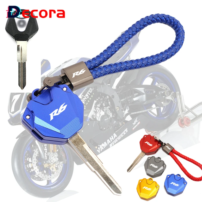 

Fit For Yamaha R6 R-6 YZF R3 YZFR3 Motorcycle Accessories CNC Key Case Cover Shell Protection Keychain Keyring Key Chain Holder