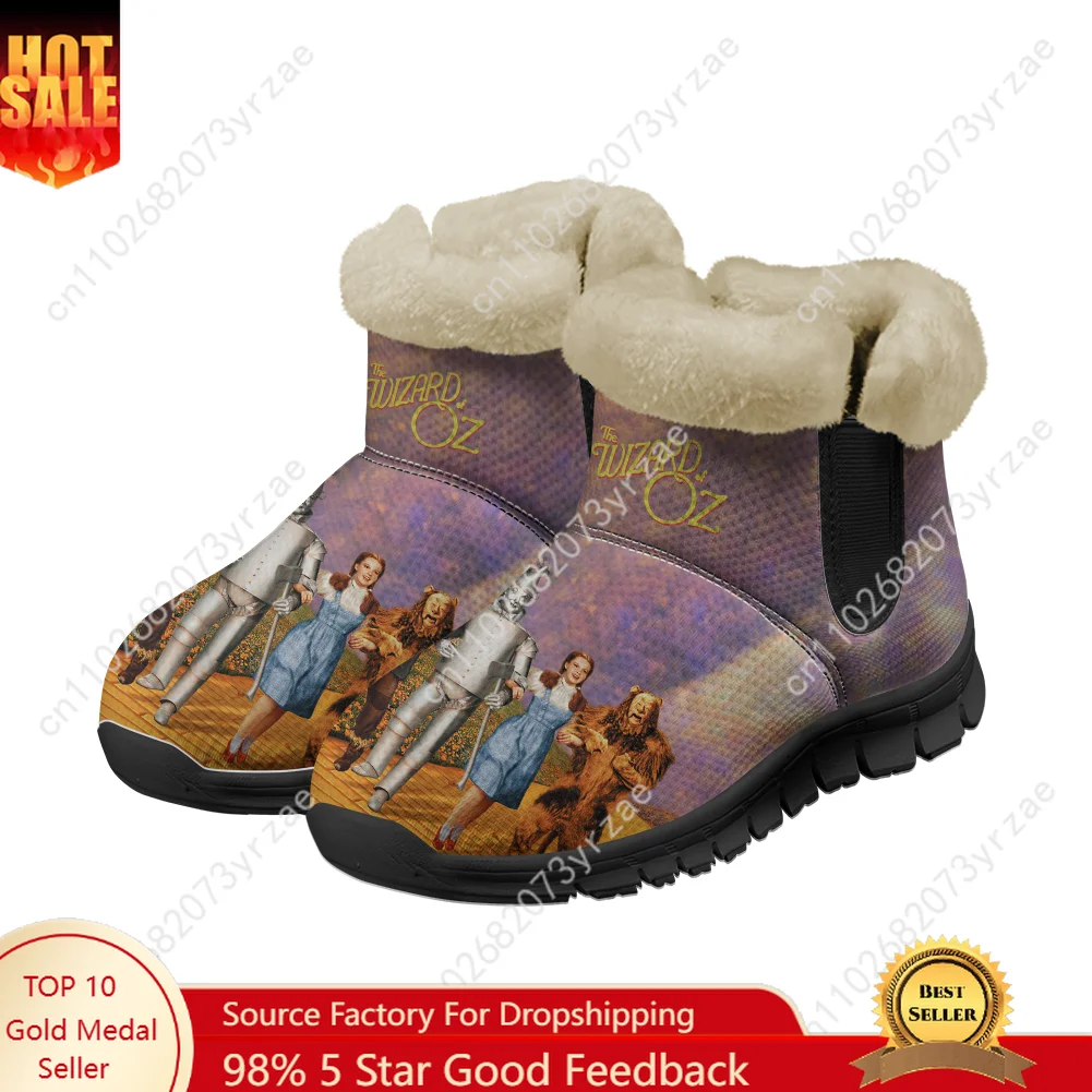 

The Wizard of Oz Snow Boot Mens Womens Teentager Warm Boot High Quality Personalized Casual Lightweight Sneakers Customize Shoes