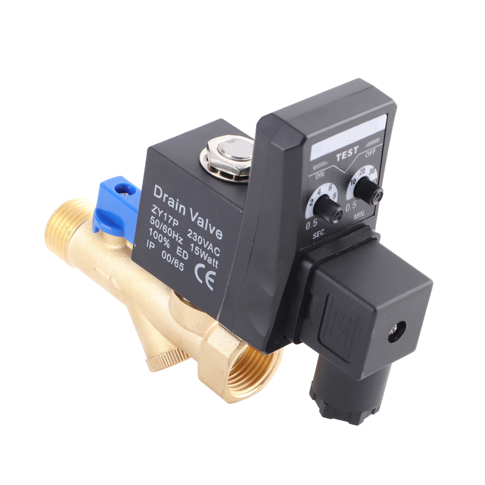 0-1.6Mpa Automatic Drain Valve Timer Drain Valve Practical One-Way Integrated  for Air Compressor Condensate Management