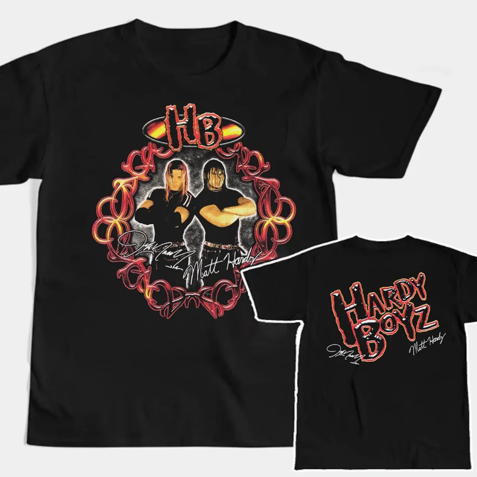 Jeff Hardy shirt 2 sides black All sizes Shirt All sizes S to 345Xl JJ4387