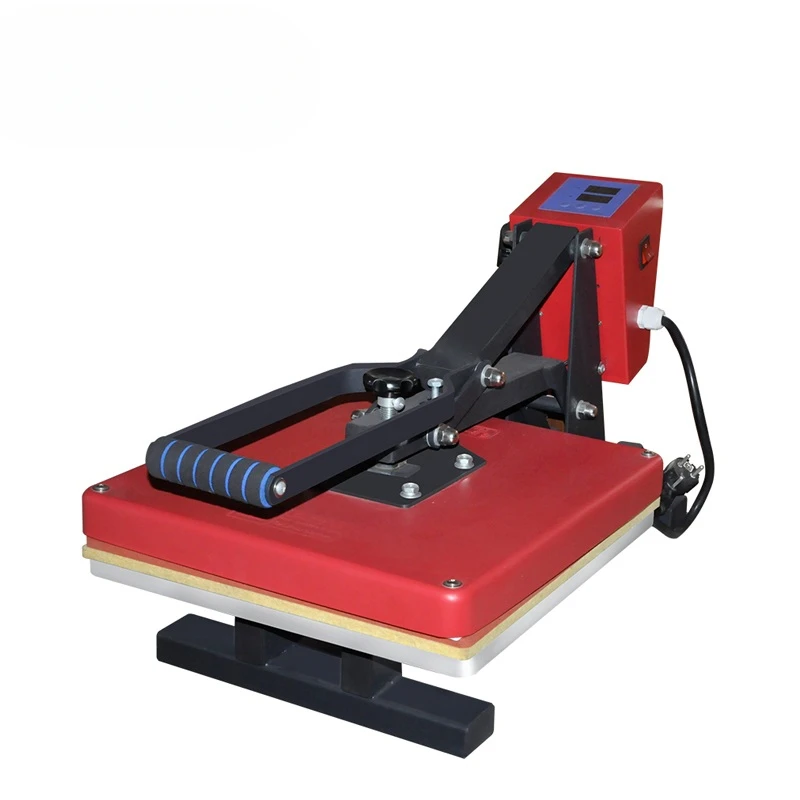 

15 * 15 inch flat hot press machine, used for digital T-shirt printing with manual level options, new condition 220V/110V board